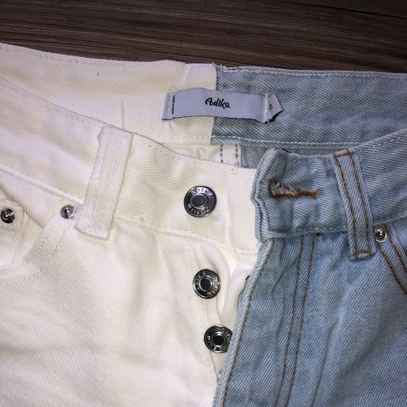 Adika color split jeans - Picture 3 of 6